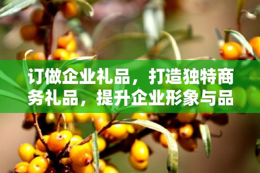 订做企业礼品，打造独特商务礼品，提升企业形象与品牌文化